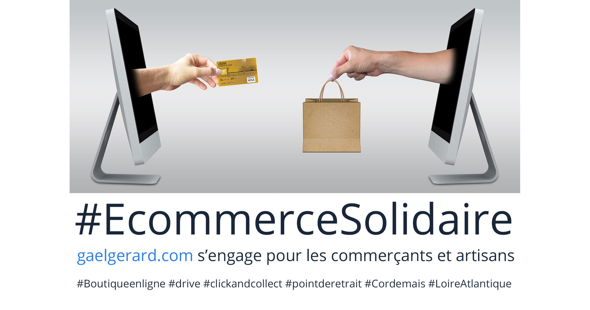 #ecommercesolidaire, gaelgerard.com s'engage pour le commerce français